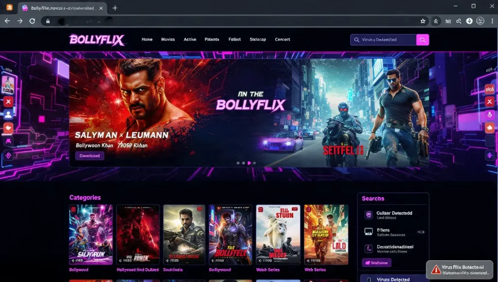 Bollyflix बॉलीवुड पाइरेसी की दुनिया में नया मोड़, 2026 में बढ़ती चुनौतियां