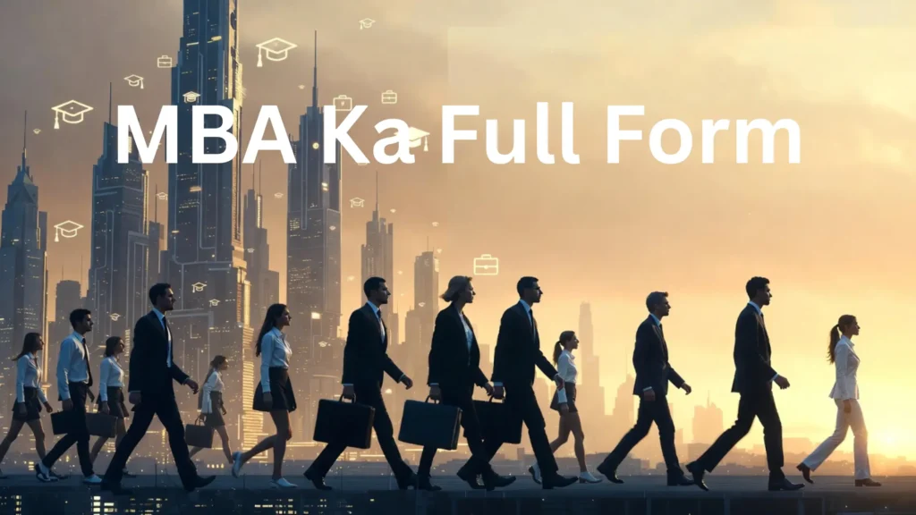 MBA Ka Full Form