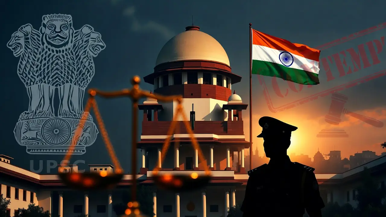 सुप्रीम कोर्ट का महत्वपूर्ण फैसला UPSC कर सकता है contempt proceedings अगर राज्य DGP appointments के proposals समय पर नहीं भेजते